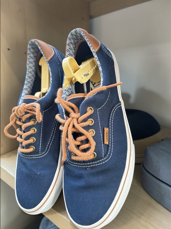 Vans Era 59 Canvas Navy Chevron Low Top 
shoes Casual Sneakers - Picture 7 of 10